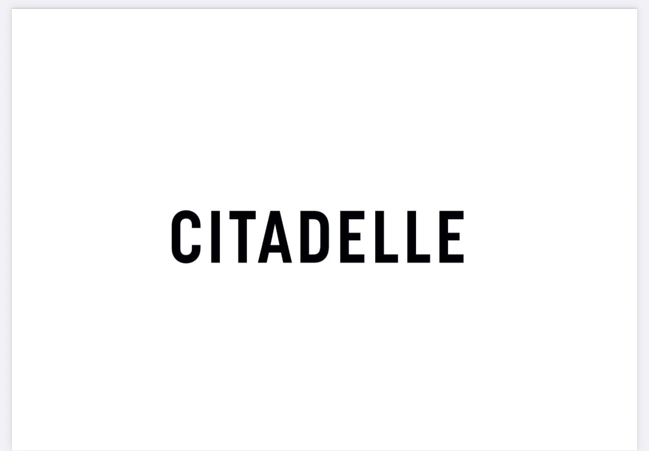 Logo de l'entreprise CITADELLE